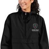 BHUSD Unisex Embroidered Champion Packable Jacket - Rain Resistant with Hood