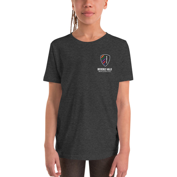 BHUSD Sm Logo Dark Grey Youth Short Sleeve T-Shirt